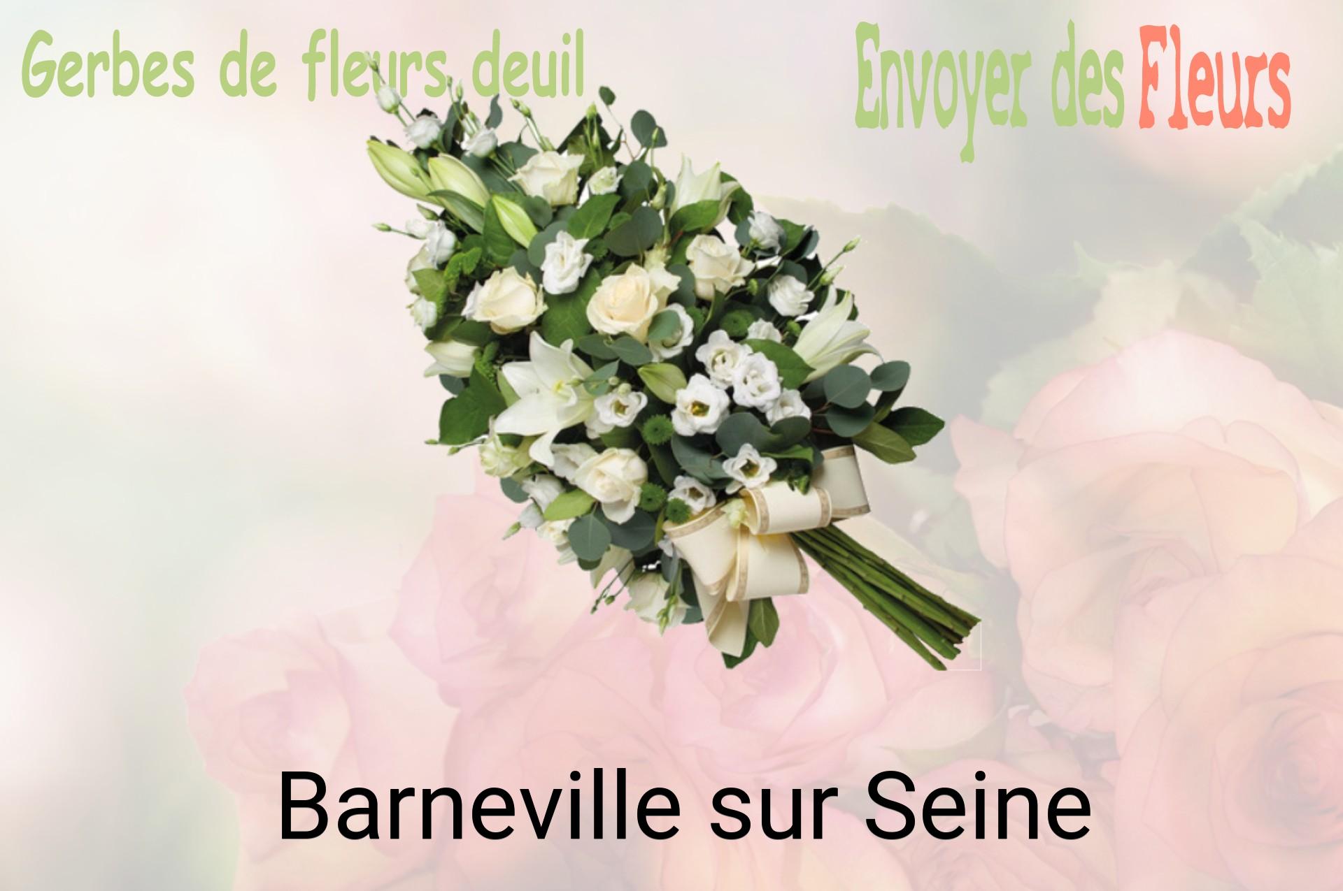 Gerbe de fleurs de deuil livrée à Barneville-sur-Seine